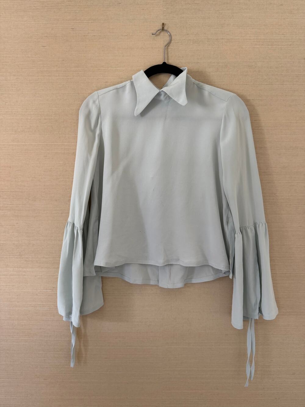 Derek Lam Silk Bell-Sleeve Blouse – Size 2
